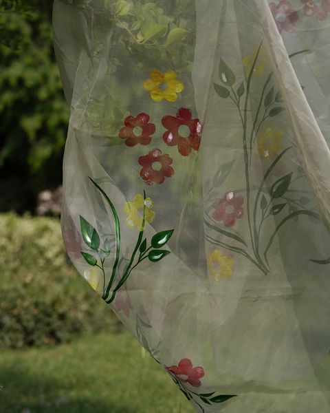 Prime Rose • Organza Dupatta