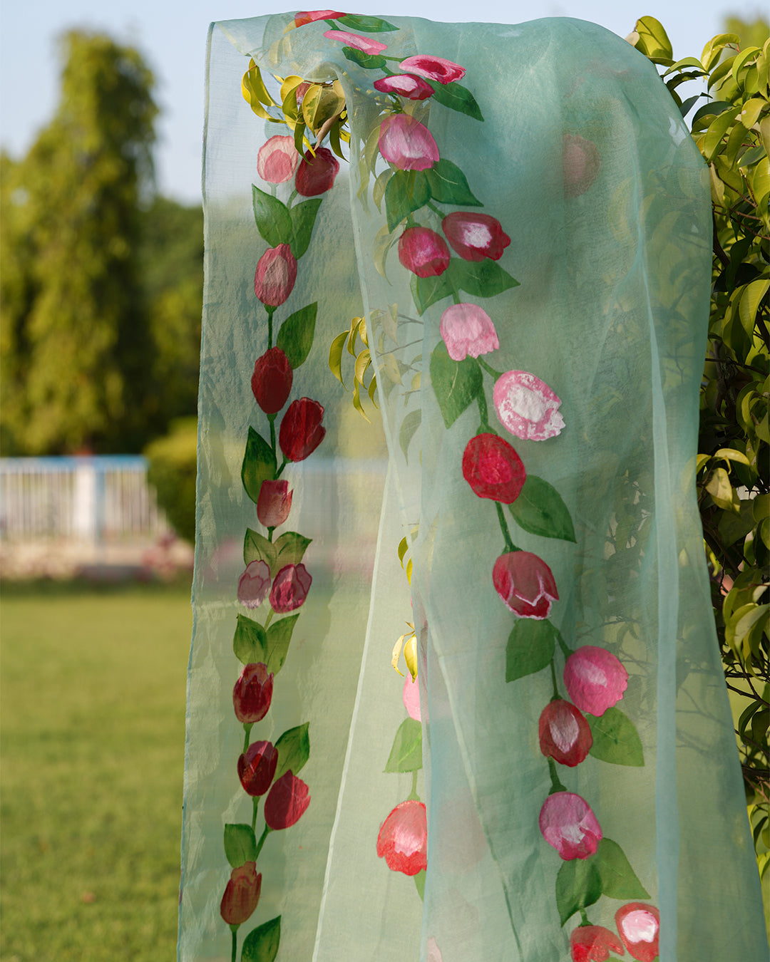 Didier's Tulip • Organza Dupatta