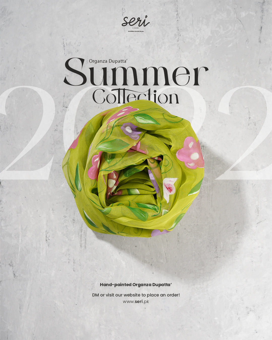 Primroses • Organza Dupatta