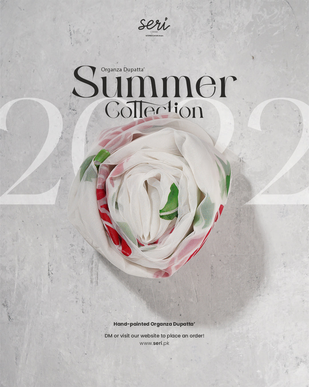 Rosetta • Organza Dupatta