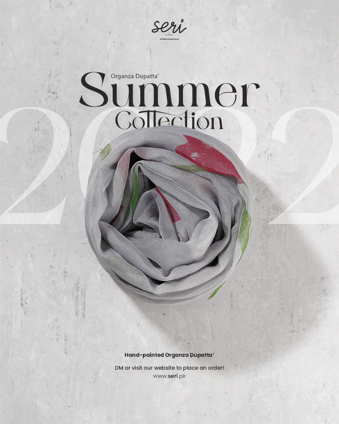 Red Cross • Organza Dupatta