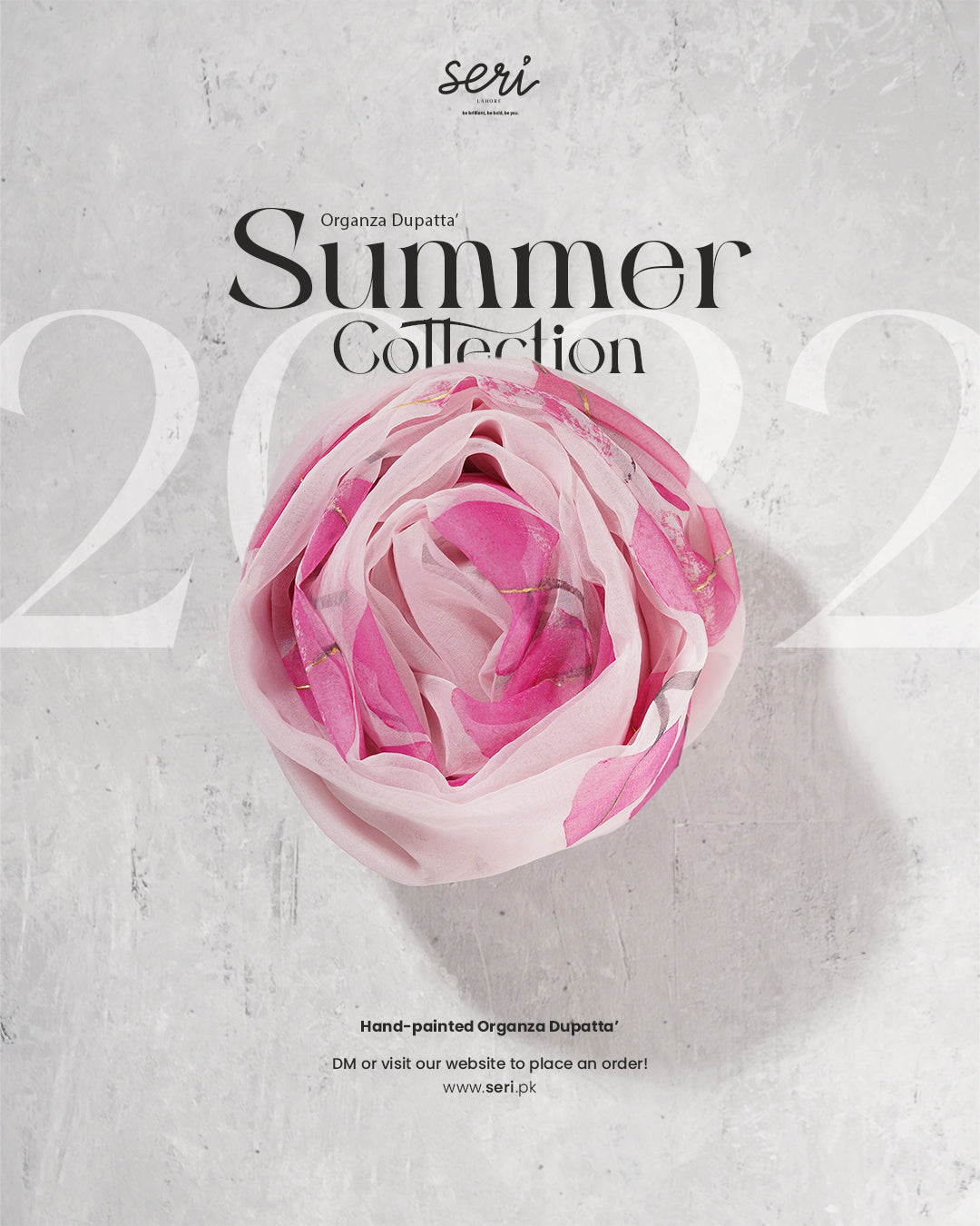 Maple • Organza Dupatta