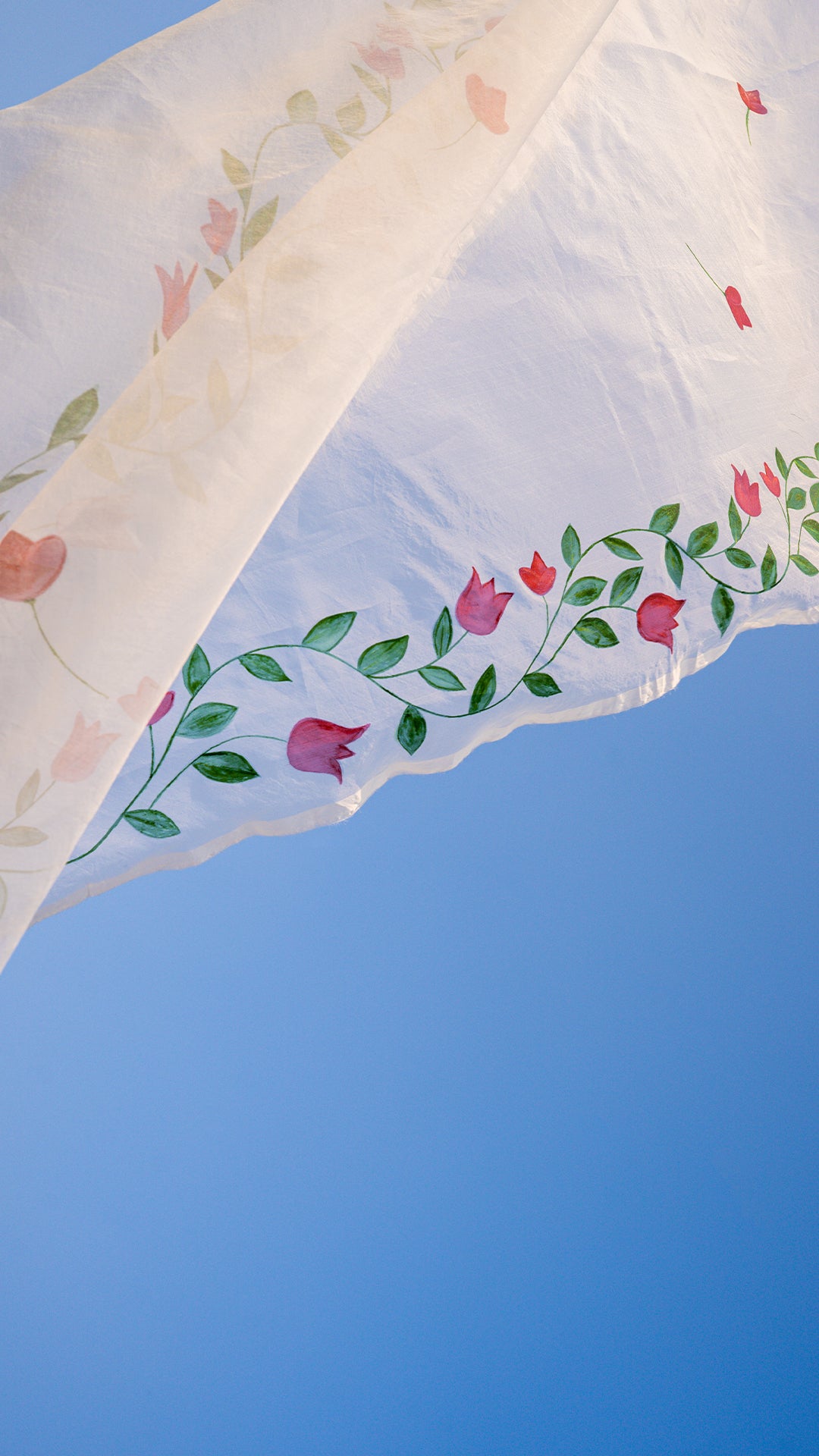 Spring Flowers • Organza Dupatta