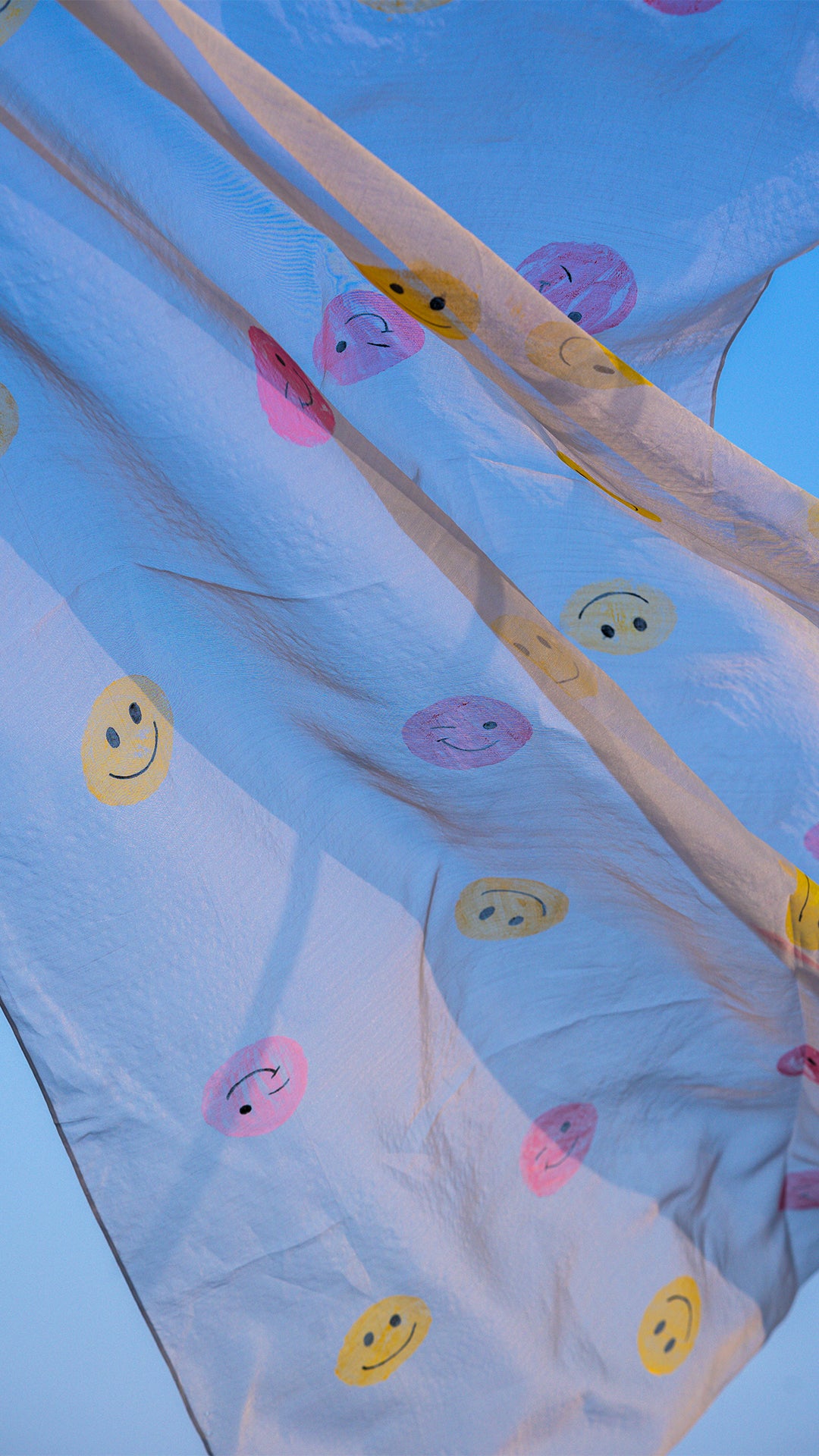 Smiley Emoji • Organza Dupatta