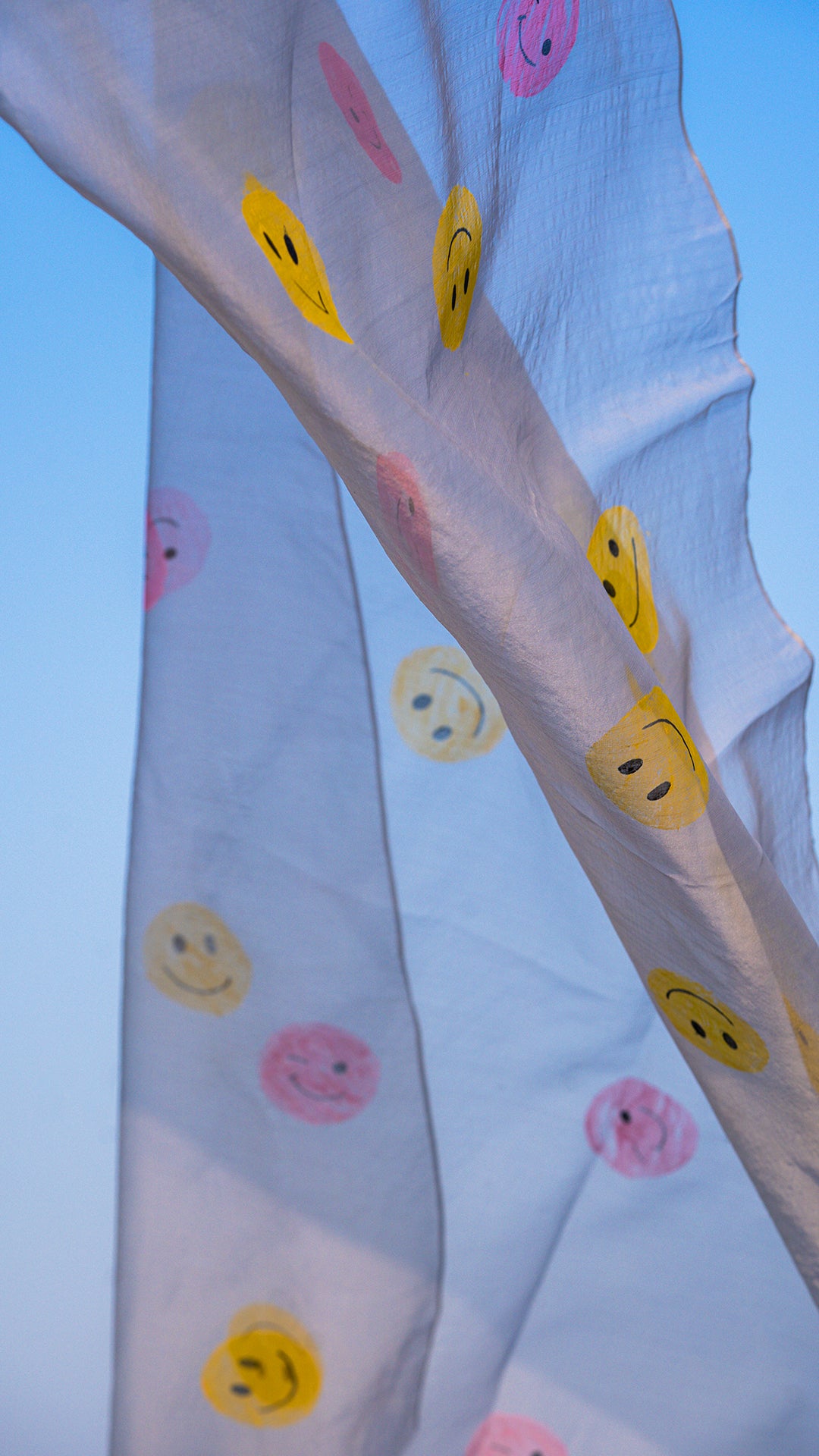 Smiley Emoji • Organza Dupatta