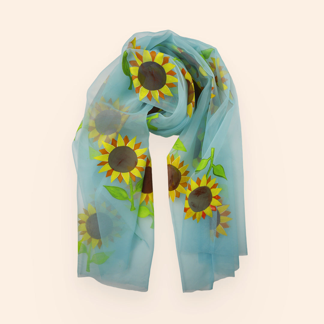 Sunflower • Organza Dupatta