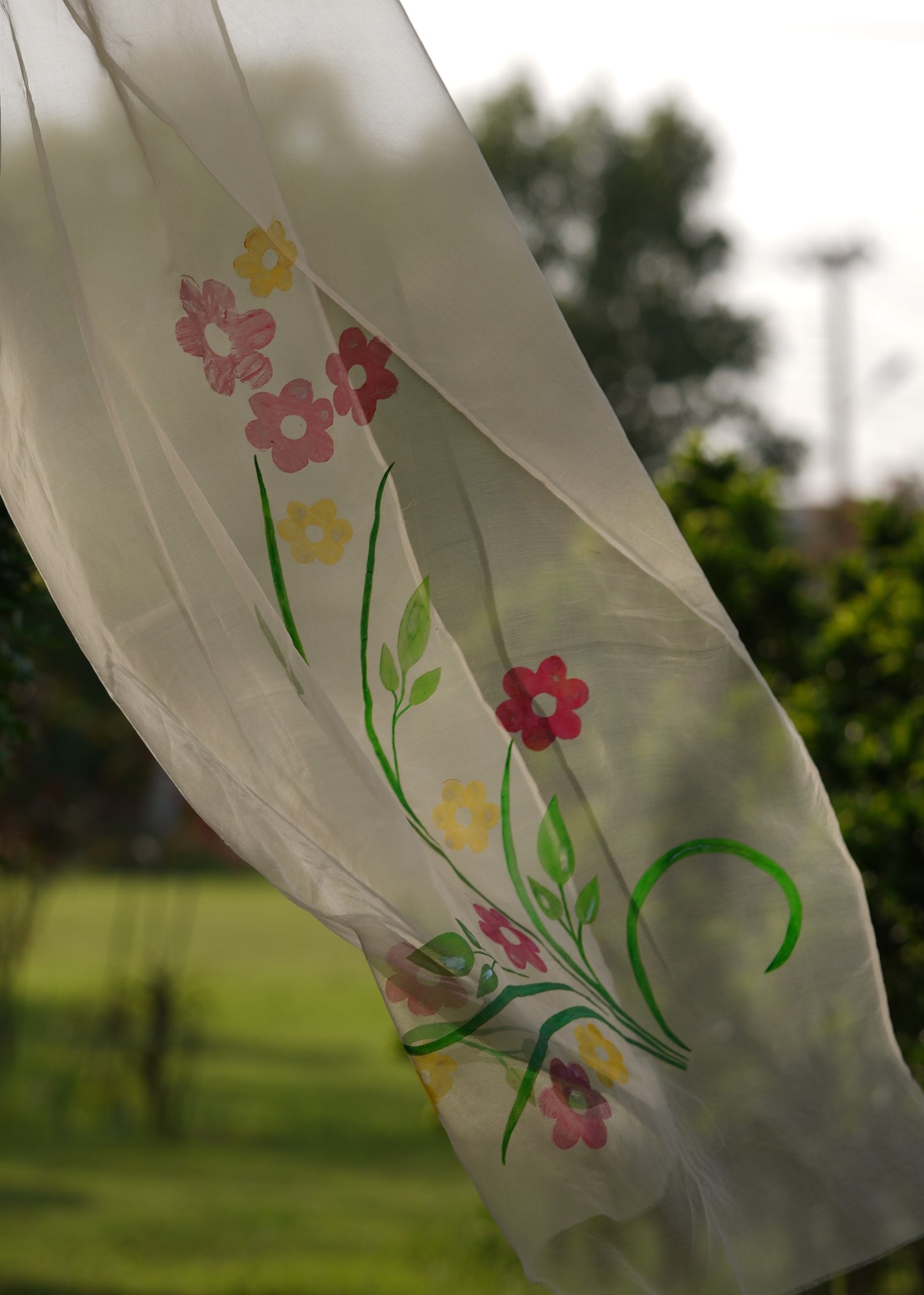 Prime Rose • Organza Dupatta