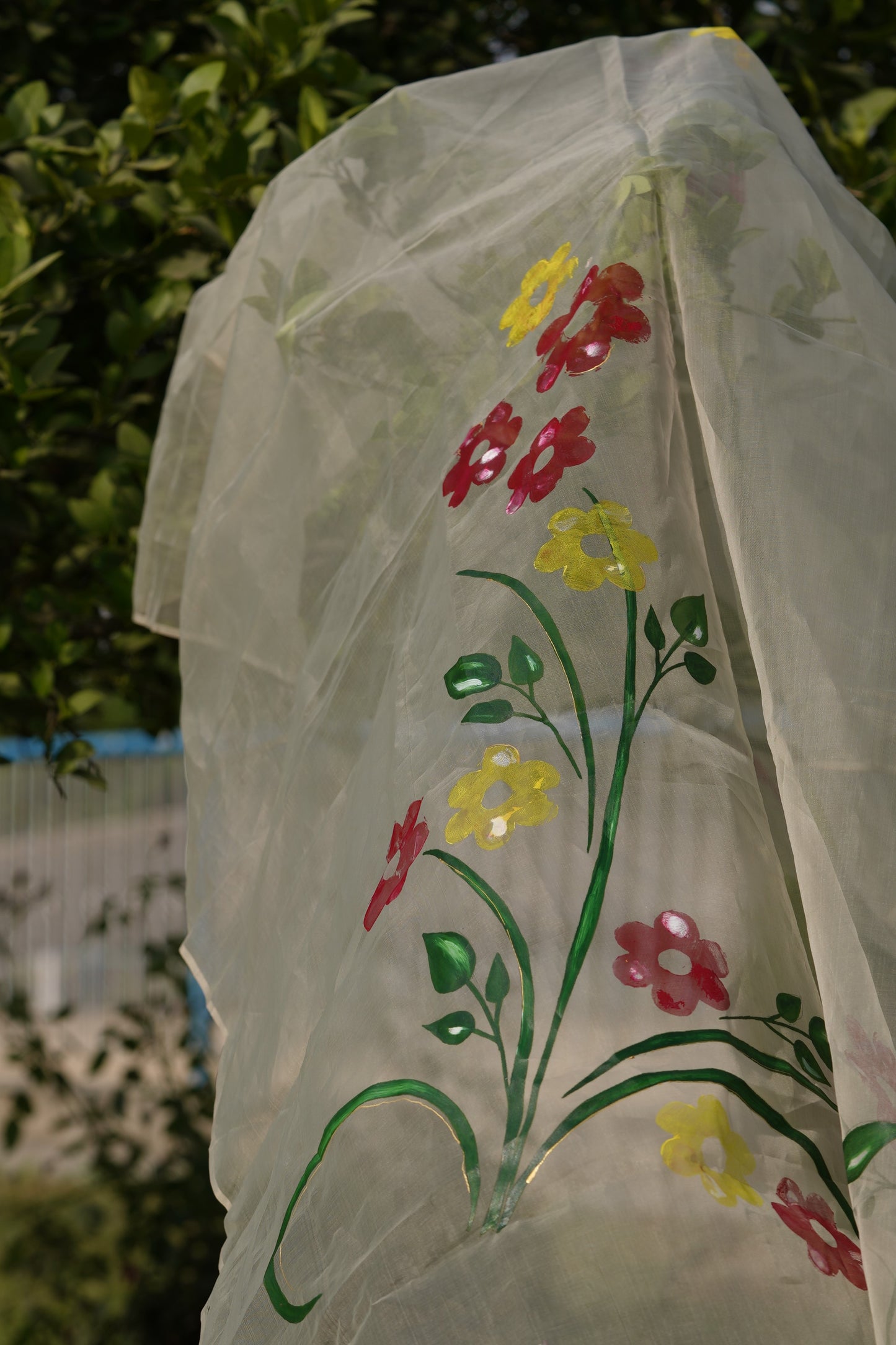 Prime Rose • Organza Dupatta